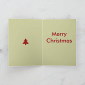 BEHALT CALM und BE JOLLY Feiertagskarte (Innenseite)