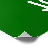 BEHALT CALM und BE JOLLY Poster (Ecke)