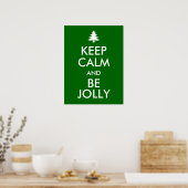 BEHALT CALM und BE JOLLY Poster (Küche)