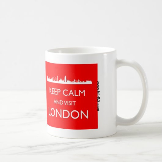 Behalt Calm und Besuch der Londoner Tasse (Rechts)