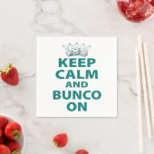 Behalt Calm und Bunco On von Artsinpired Serviette (Beispiel)