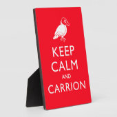 Behalt Calm und Carrion Fotoplatte (Seite)