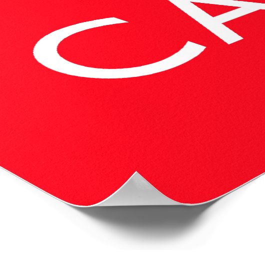 Behalt Calm und Carrion Poster (Ecke)