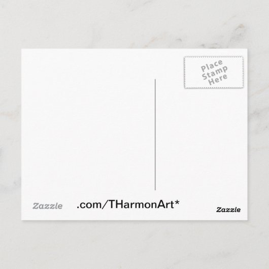 Behalt Calm und Carrion-Vulture Postkarte (Rückseite)