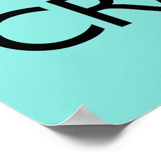 Behalt Calm und Carry Crayons Poster (Ecke)