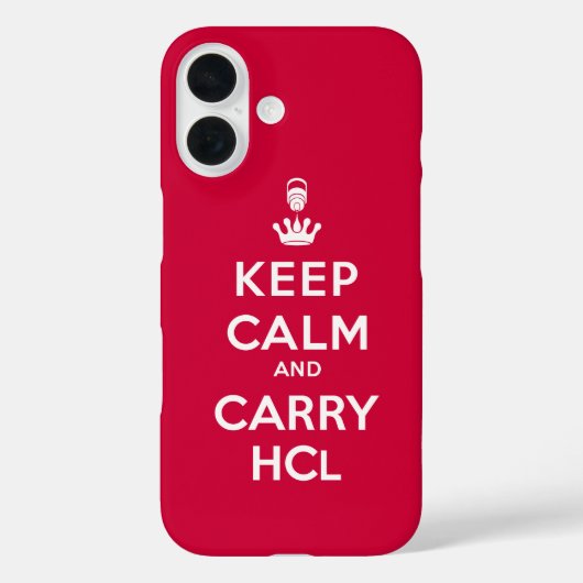 Behalt Calm und Carry HCl Case-Mate iPhone Hülle (Rückseite)