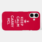 Behalt Calm und Carry HCl Case-Mate iPhone Hülle (Rückseite (Horizontal))
