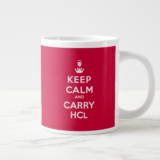 Behalt Calm und Carry HCl Jumbo Tasse (Rechts)