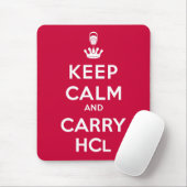 Behalt Calm und Carry HCl Mousepad (Mit Mouse)