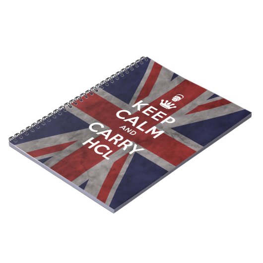 Behalt Calm und Carry HCl (Unijack-Version) Notizblock (Linke Seite)