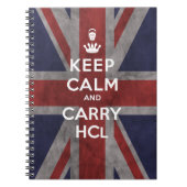 Behalt Calm und Carry HCl (Unijack-Version) Notizblock (Vorderseite)