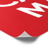 Behalt Calm und Carry Mace Poster (Ecke)