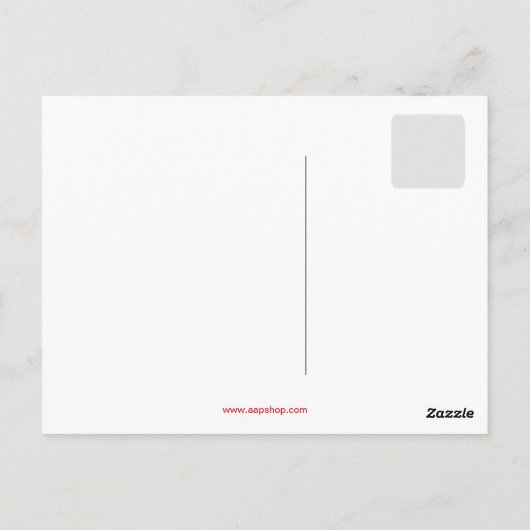 Behalt Calm und Carry on Postkarte (Rückseite)