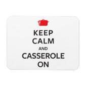 Behalt Calm und Casserole on Magnet (Horizontal)