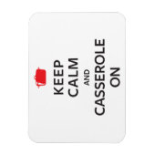 Behalt Calm und Casserole on Magnet (Vertikal)