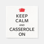 Behalt Calm und Casserole on Serviette (Vorderseite)