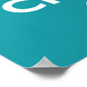 Behalt Calm und Chant Om Poster (Ecke)