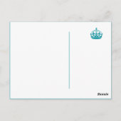 Behalt Calm und Chant Om Postkarte (Rückseite)