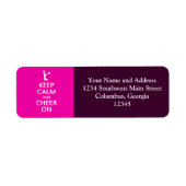 Behalt Calm und Cheer On, Cheerleader Pink (Vorne)