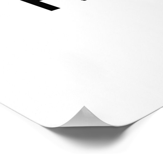 BEHALT CALM UND CROSS LAND POSTER (Ecke)