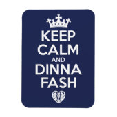 Behalt Calm und Dinna Fash Magnet (Vertikal)