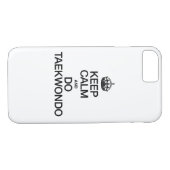 BEHALT CALM UND DO TAEKWONDO Case-Mate iPhone HÜLLE (Rückseite (Horizontal))