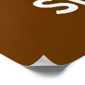 Behalt Calm und Don't Shart Poster (Ecke)