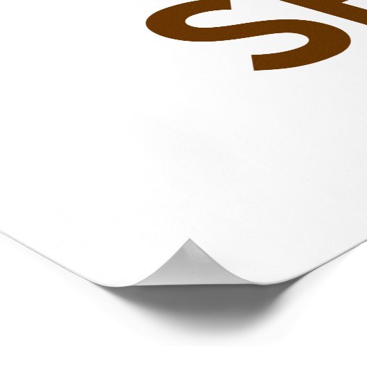 Behalt Calm und Don't Shart Poster (Ecke)