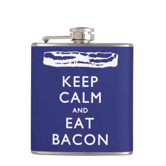 BEHALT CALM UND EAT BACON FLACHMANN (Vorderseite)