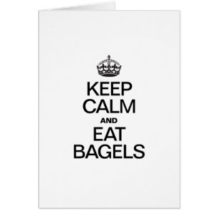 BEHALT CALM UND ESSE BAGELS