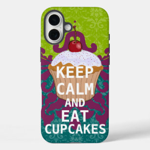 BEHALT CALM UND esse Cupcakes-change aqua in belie iPhone 16 Plus Hülle