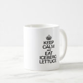 BEHALT CALM UND ESSE ICEBERG LETTUCE KAFFEETASSE (VorderseiteRechts)