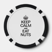 BEHALT CALM UND ESSE NUTS POKERCHIPS (Rückseite)