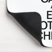 BEHALT CALM UND ESSEN HÜTTE KÄSE MOUSEPAD (Ecke)