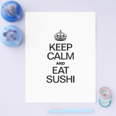 BEHALT CALM UND ESSEN SUSHI FLYER (Einzeln)