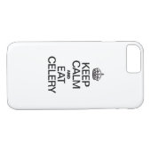 BEHALT CALM UND ESSEN ZELLERIE Case-Mate iPhone HÜLLE (Rückseite (Horizontal))