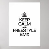BEHALT CALM UND FREESTYP BMX POSTER (Vorne)