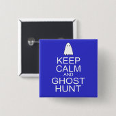Behalt Calm und Ghost Hunt (Parody) Button (Vorne & Hinten)