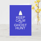 Behalt Calm und Ghost Hunt (Parody) Karte (Gelbe Blume)