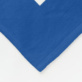 Behalt Calm und Habla Español Fleecedecke (Ecke)