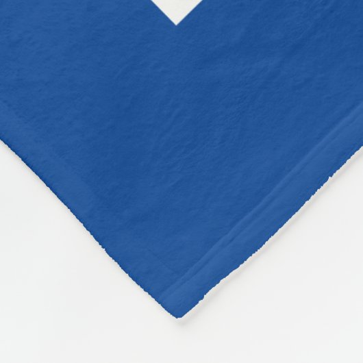 Behalt Calm und Habla Español Fleecedecke (Ecke)