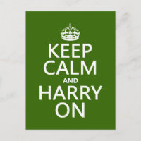 Behalt Calm und Harry On (beliebige Farbe)