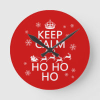 Behalt Calm und Ho Ho Ho