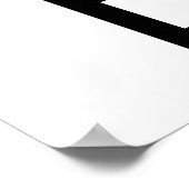 Behalt Calm und iss Bagels Poster (Ecke)