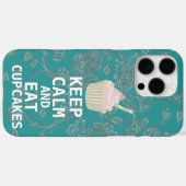 BEHALT CALM UND isst Cupcakes-Change-Pflaume in be Case-Mate iPhone Hülle (Rückseite (Horizontal))