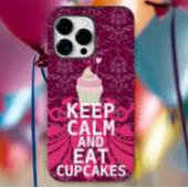BEHALT CALM UND isst Cupcakes-Change-Pflaume in be Case-Mate iPhone Hülle