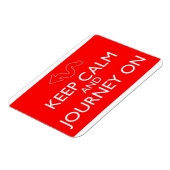 Behalt Calm und Journey On - Magnet (Linke Seite)