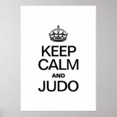 BEHALT CALM UND JUDO POSTER (Vorne)