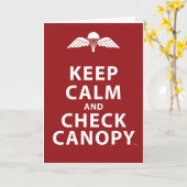 BEHALT CALM UND KARO CANOPY KARTE (Gelbe Blume)