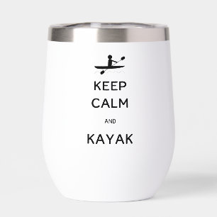 Behalt Calm und Kayak